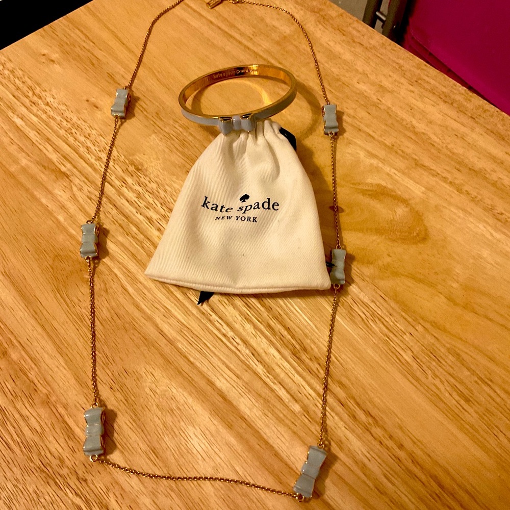 Kate Spade necklace and bracelet set
